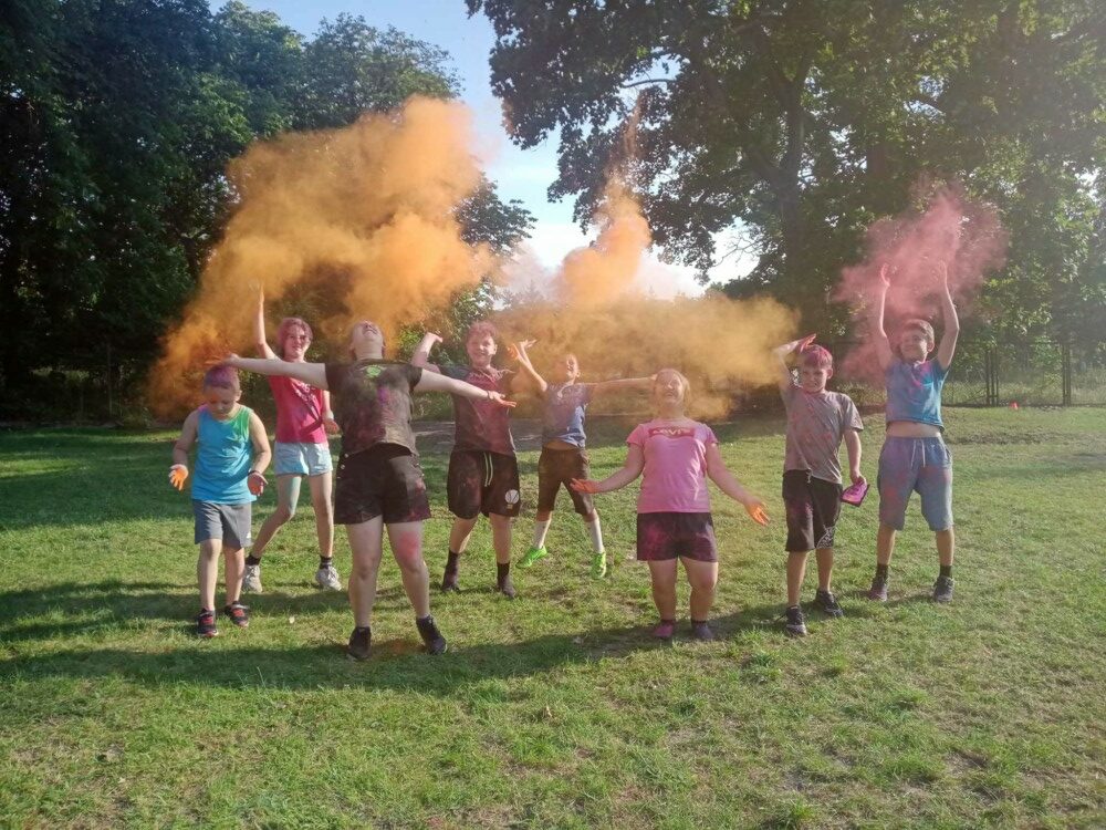 proszki Holi w akcji